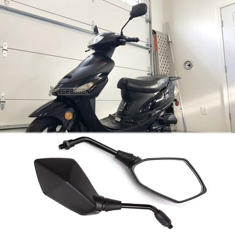 Motorcycle Side Mirrors Rearview Black For Honda Rebel 500 CMX500 CMX250 CMX300