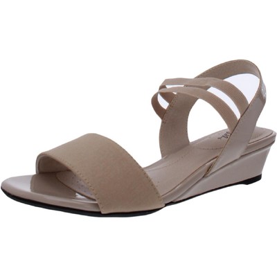 

LifeStride Женские босоножки Yolo Taupe на танкетке, ширина 8,5 дюйма (C, D, W) BHFO 4036, Taupe patent