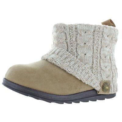 

Muk Luks Женские вязаные зимние ботинки Patti Tan 9 Medium (B,M) BHFO 6895, Tan/camel