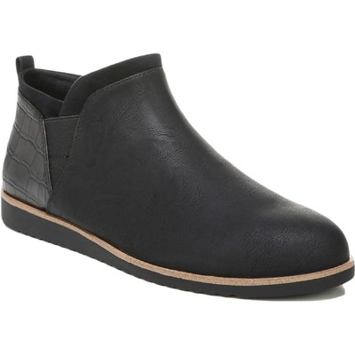 LifeStride Womens Zion Black Faux Leather Shooties 7 Medium (B,M) BHFO 0263