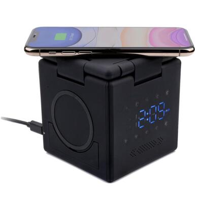 Беспроводная зарядная станция Ampere HyperCube и снотворное, черный #HCWBK05+WCABK60