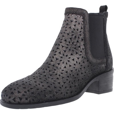 

Kenneth Cole Reaction Womens Salt Black Chelsea Boots 7.5 Medium (B,M) 0324, Pewter