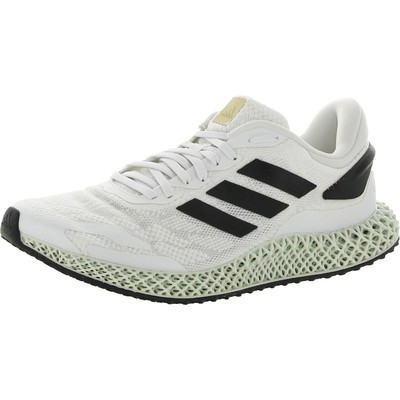 Кроссовки Adidas Mens 4D Run 1.0 White Mesh 8 Medium (D) BHFO 8180