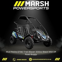 Mud Rocks GT80 Trail Blazer 200cc Black Midi Off Road Buggy - Order NOW
