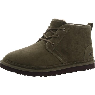 Ugg Мужские повседневные ботинки из зеленой замши Neumel Chukka Boots 12 Medium (D) BHFO 6326
