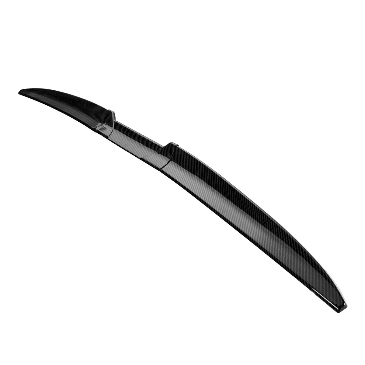 For Audi A4 A5 A6 A7 Carbon Fiber Sedan Rear Trunk Spoiler Wing Lip 135cm Adjust