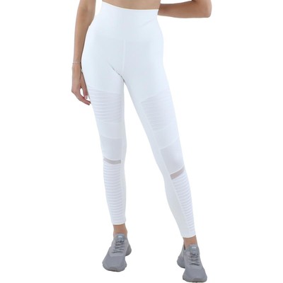 

Alo Yoga Womens White High Waist Workout Yoga Legging Athletic  BHFO 4333, White/white glossy
