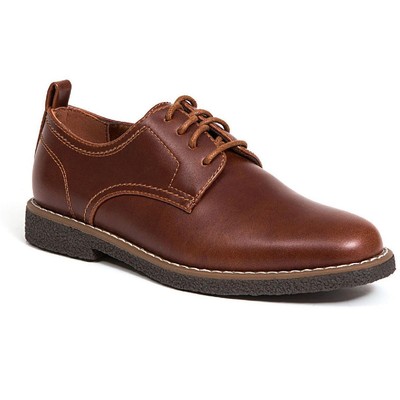 

Туфли-оксфорды Zander Brown для мальчиков Deer Stags 1,5 Medium (D) Little Kid BHFO 8775, Redwood