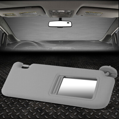 [СПРАВА/СО СТОРОНЫ ПАССАЖИРА] ДЛЯ 09-16 TOYOTA VENZA OE STYLE СОЛНЦЕЗАЩИТНЫЙ КОЗЫРЕК СЕРЫЙ