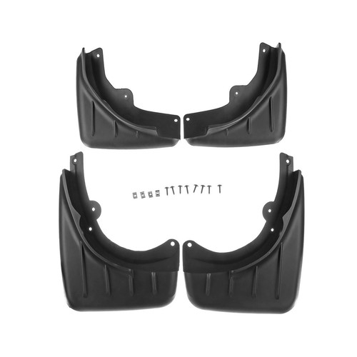 Parafanghi Auto Per Porsche Cayenne (955) 2002-2006 – In Gomma E ABS, Proteggono Da Fango E Ghiaia, Facili Da Montare