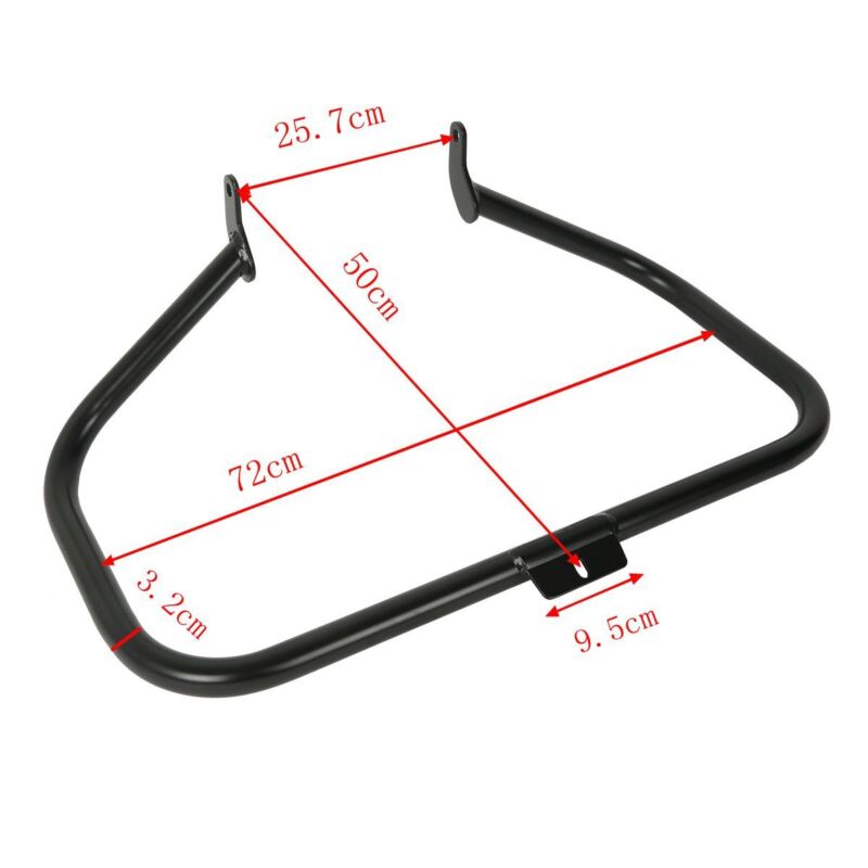 Engine Guard Highway Crash Bar Fit For Harley Softail Fat Boy Lo FLSTFB 00-17 16
