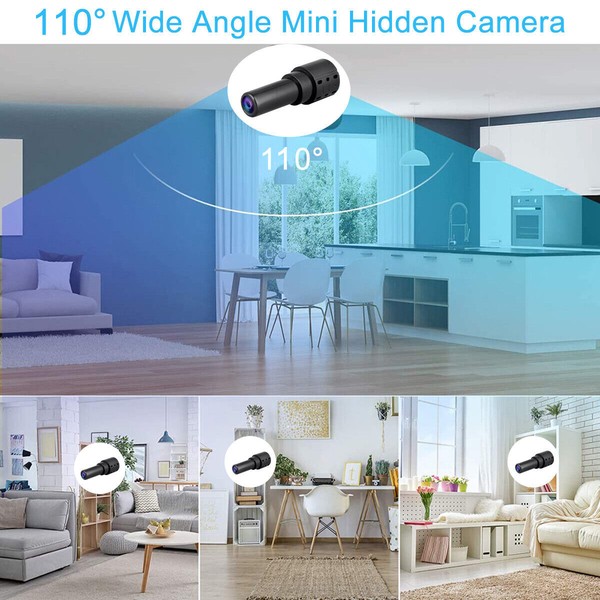 Mini Spy Camera WiFi HD 1080P Hidden IP Night Vision Camcorder Home Security Cam - Image 60