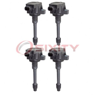 4 pc Hitachi IGC0095 Ignition Coils for UF781 3052059B013 Spark Plug Wire co