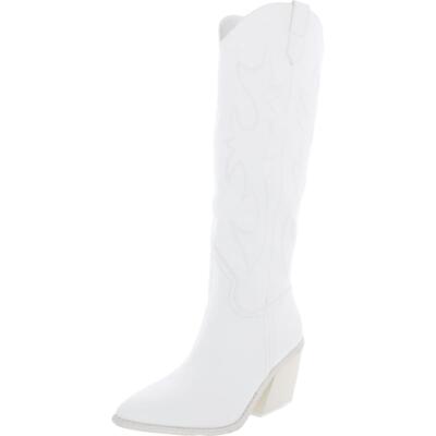 

Женские ковбойские ботинки с мягкой стелькой Madden Girl Arizona, Western Boots BHFO 6444, White pari, Arizona