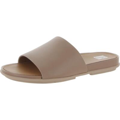 Fitflop/ женские босоножки на плоской подошве из кожи Грейси без застежки; BHFO 8171