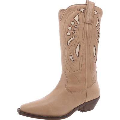 Женское ранчо Free People Mirage Western Tan Cowboy, сапоги в стиле вестерн BHFO 5350
