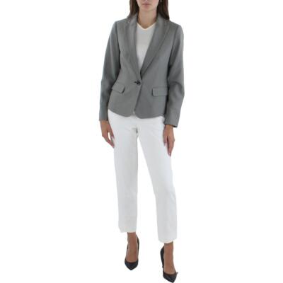 

Женский черно-белый блейзер с воротником на одной пуговице Le Suit  BHFO 6970, White/black