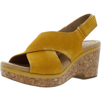 

Женские элегантные сандалии без шнурков Clarks Giselle Cove на танкетке BHFO 2505, Giselle Cove