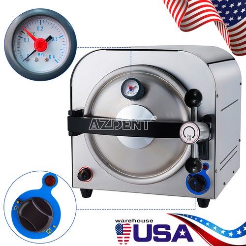 14L Dental Equipment Autoclave Steam Sterilizer Automatic Medical Sterilization