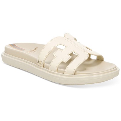 

Sam Edelman Женские белые шлепанцы Valeri 5,5 средний (B,M) BHFO 0309, White leather