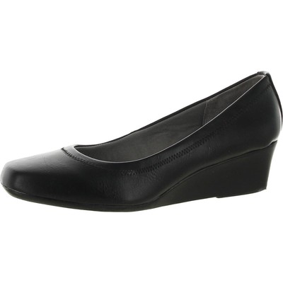 

LifeStride Женские повседневные черные туфли на танкетке Groovy Black 9 Medium (B,M) BHFO 7677, Black cowboy