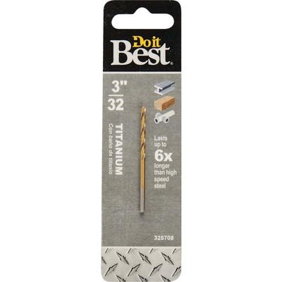 Do it Best 3/32 In. Titanium Drill Bit 218301DB SIM Supply, Inc. 218301DB