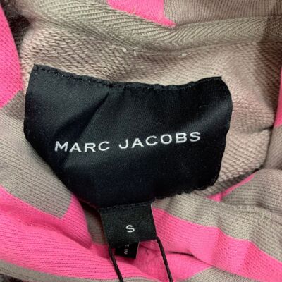 Pre-owned Marc Jacobs C632p26sp22-296 Monogram Oversized Hoodie Women's Size Sma In Multicolor