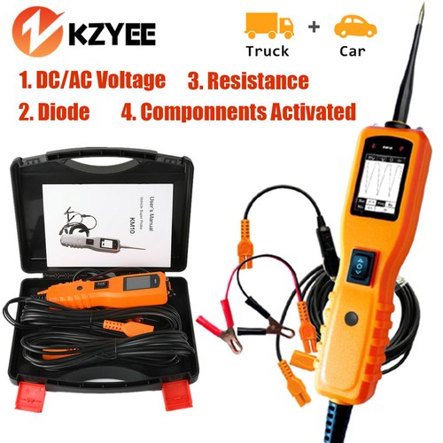 Km10 Digital Circuit Power Probe Tester Kit Auto 12v 24v Circuit