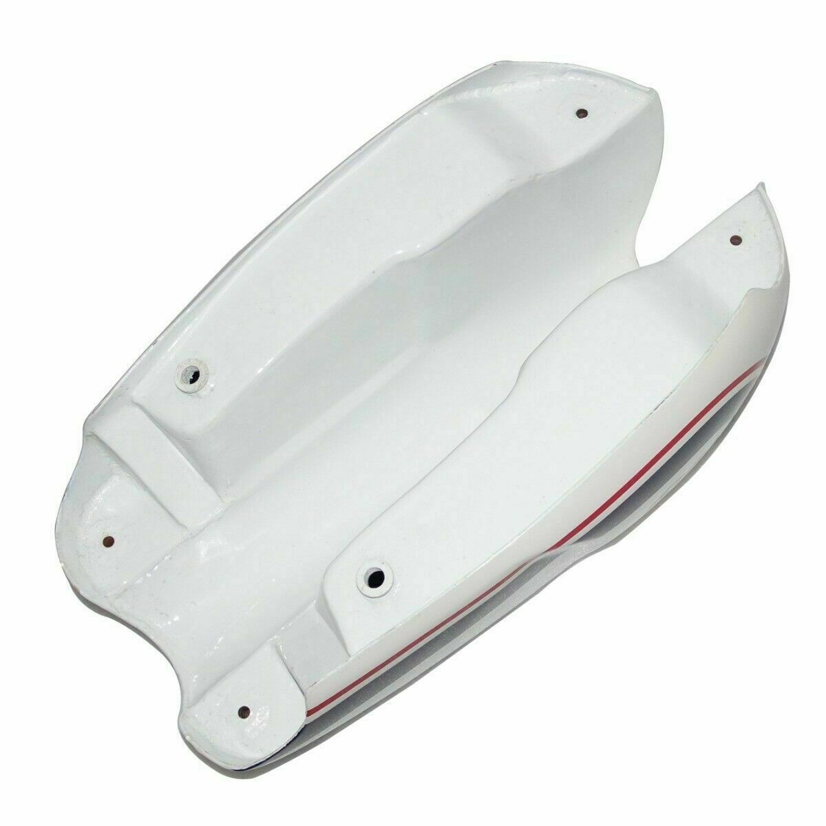 For NORTON COMMANDO ROADSTER 750 WHITE PETROL TANK With SIDE PANEL + CAP 