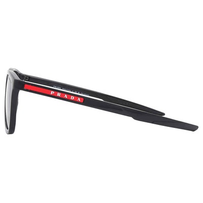 Pre-owned Prada Linea Rossa Polarized Grey Gradient Square Men's Sunglasses Ps 10ws 1ab06g In Gray