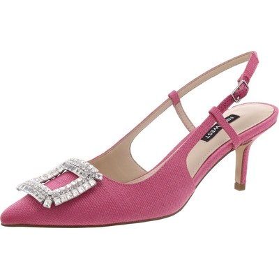 Женские туфли Nine West WN Aimey 2 с плетеными вставками и украшениями на каблуках в виде котенка BHFO 8470