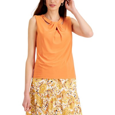 

Женская оранжевая майка Kasper с вырезом спереди  BHFO 7672, Papaya