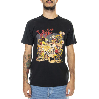 

Мужская черная повседневная футболка Vans Off The Wall Gallery Dwiky Ka SS Lifestyle, Черный, Vans Off The Wall Gallery Dwiky Ka SS Lifestyle T-Shirt