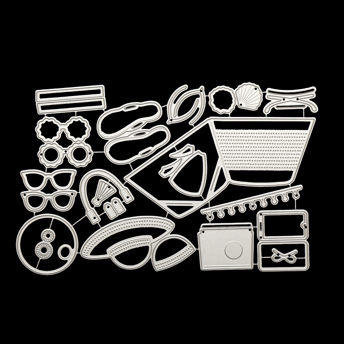 Beach Bag Metal Cutting Dies Gift Card Diy Scrapbooking Embossing Stencil Crafts