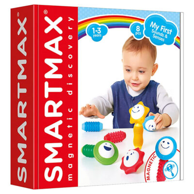 Smart Max My First Sounds & Senses Babies Tactile Magnetic Rattles Building Kit
