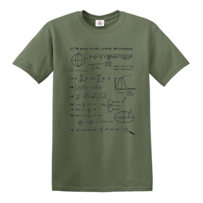 The answer to life universe and everything T-Shirt Funny Gift Fathers Day Tshirt
