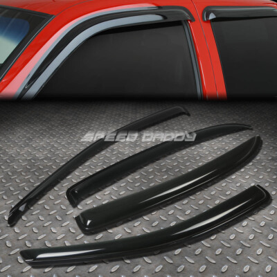 Для 05-10 Chevy Cobalt/Ss Дымчатый тонированный козырек для защиты от солнца, ветра и дождя