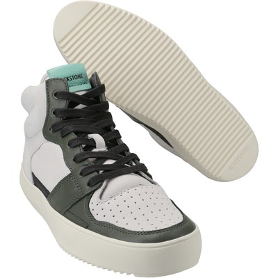 BLACKSTONE BLACKSTONE SNEAKER YG02, GLATTLEDER, WEISS, HERREN