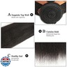 24 26 28 Inch #1B Yaki Straight Bundles Human Hair 3 Bundles Brazilian Remy Hair 100 Grams/Bundle 10A Grade Unprocessed Virgin Hairs Kinky Straight Bundle Weaves Extensions