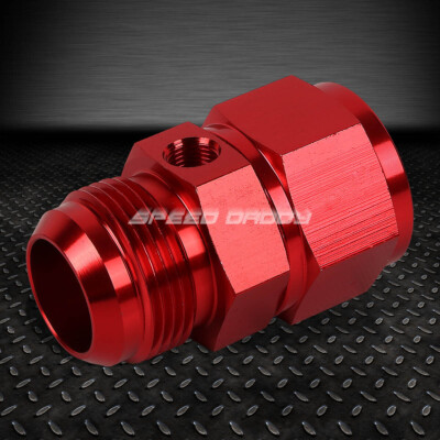 16AN AN16 AN-16 РАСТРУБНЫЙ СОЕДИНИТЕЛЬ ДЛЯ МУЖЧИН И ЖЕНЩИН 1/8 ДЮЙМА С КРАСНОЙ АЛЮМИНИЕВОЙ ОТДЕЛКОЙ