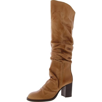 Free People / женские ботинки Elle Tall Slouch Boot коричневого цвета, ботфорты выше колена, обувь BHFO 0114