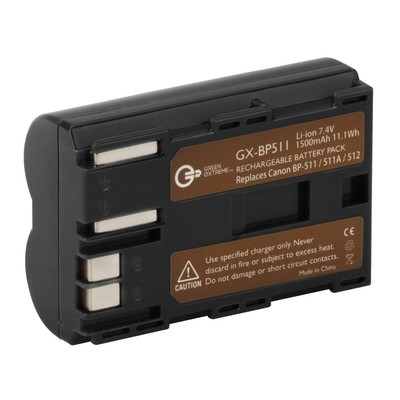 Литий-ионный аккумулятор Green Extreme BP-511A (7,4 В, 1500 мАч) #GX-BP-511