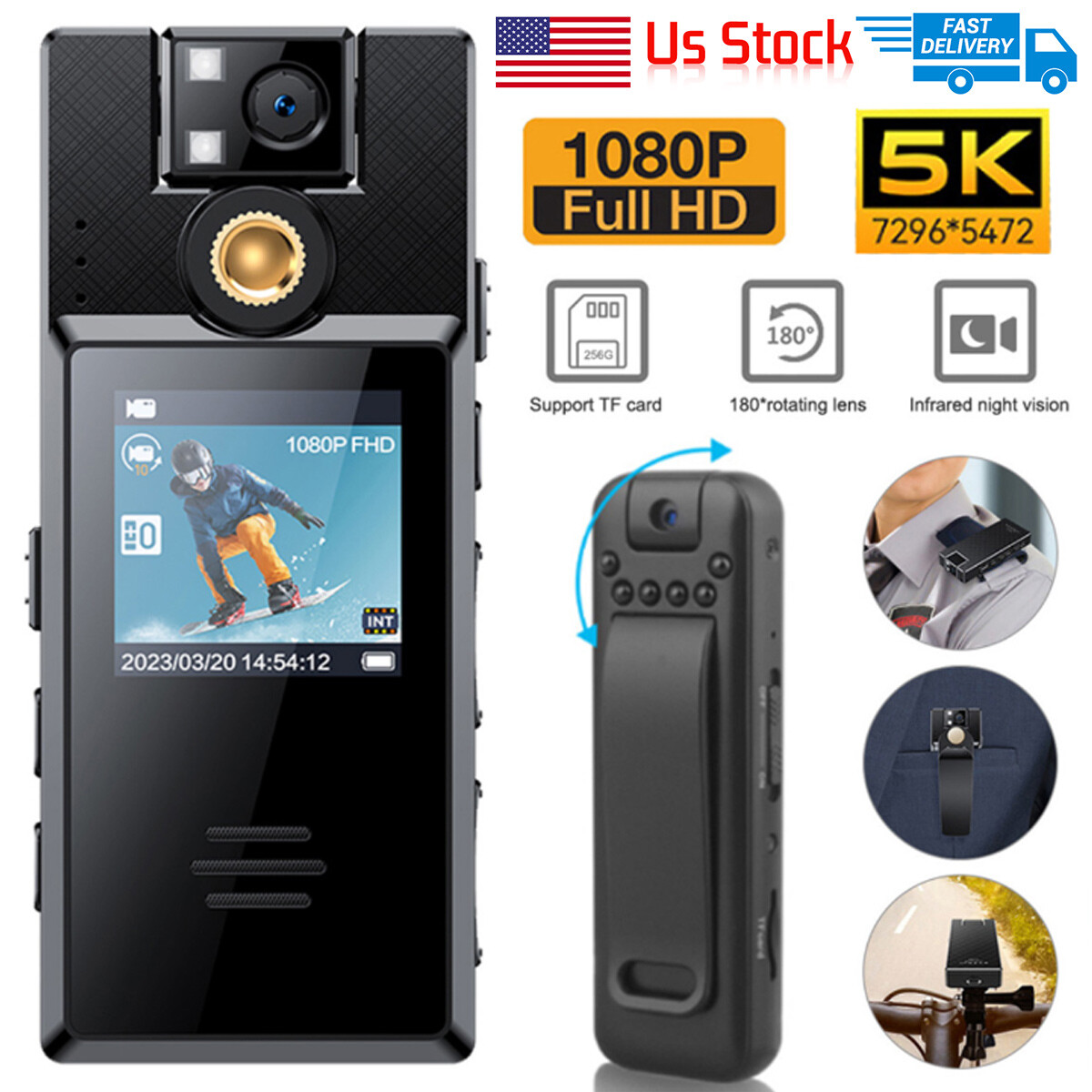 Mini Body Police Camera
