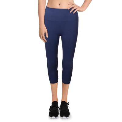 Бесшовные спортивные леггинсы Yummie Womens Morgan темно-синего цвета, формирующие фигуру, S/M BHFO 1445
