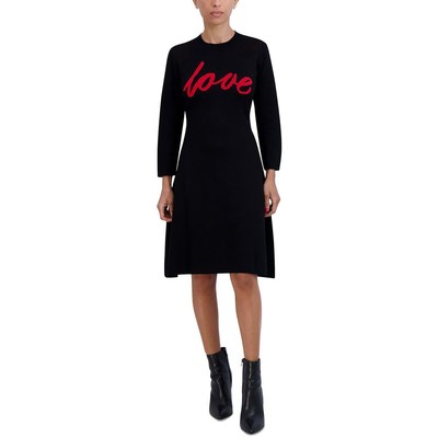 Фирменный женский черный повседневный свитер Robbie Bee Petites PL BHFO 4378
