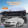 AltoCover Half Car Cover, Windshield Cover for Ice and Snow with Cotton Liner, Hail Protector Car Cover Waterproof All Weather for Snow, Sun, Rain, Dust, UV Protection Fit SUV M