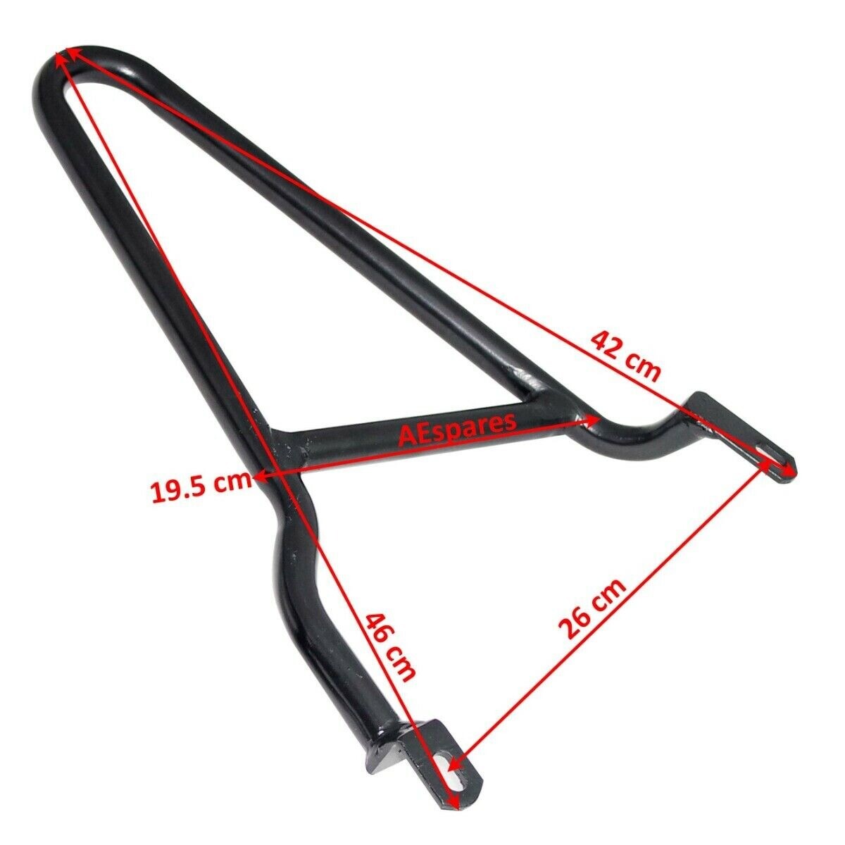 Fits Royal Enfield Interceptor 650cc Pannier Mounting Rails Mounts Steel 