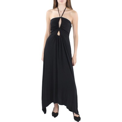 

Женское черное длинное летнее платье с лямками Ramy Brook  BHFO 3678, Черный