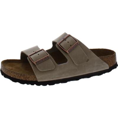 

Женские коричневые повседневные шлепанцы Birkenstock на плоской подошве, средний размер (B,M) BHFO 3805, Tan, BHFO