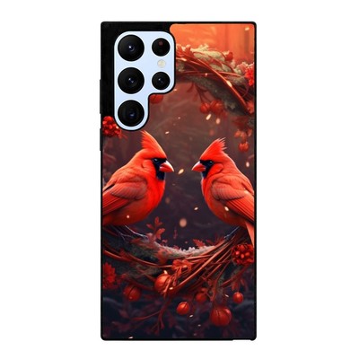 For Samsung Galaxy Z Fold Flip 3 4 5 6 Phone Cover abstract cardinal bird